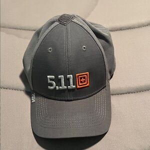 5.11 Tactical Gray and Orange Cap